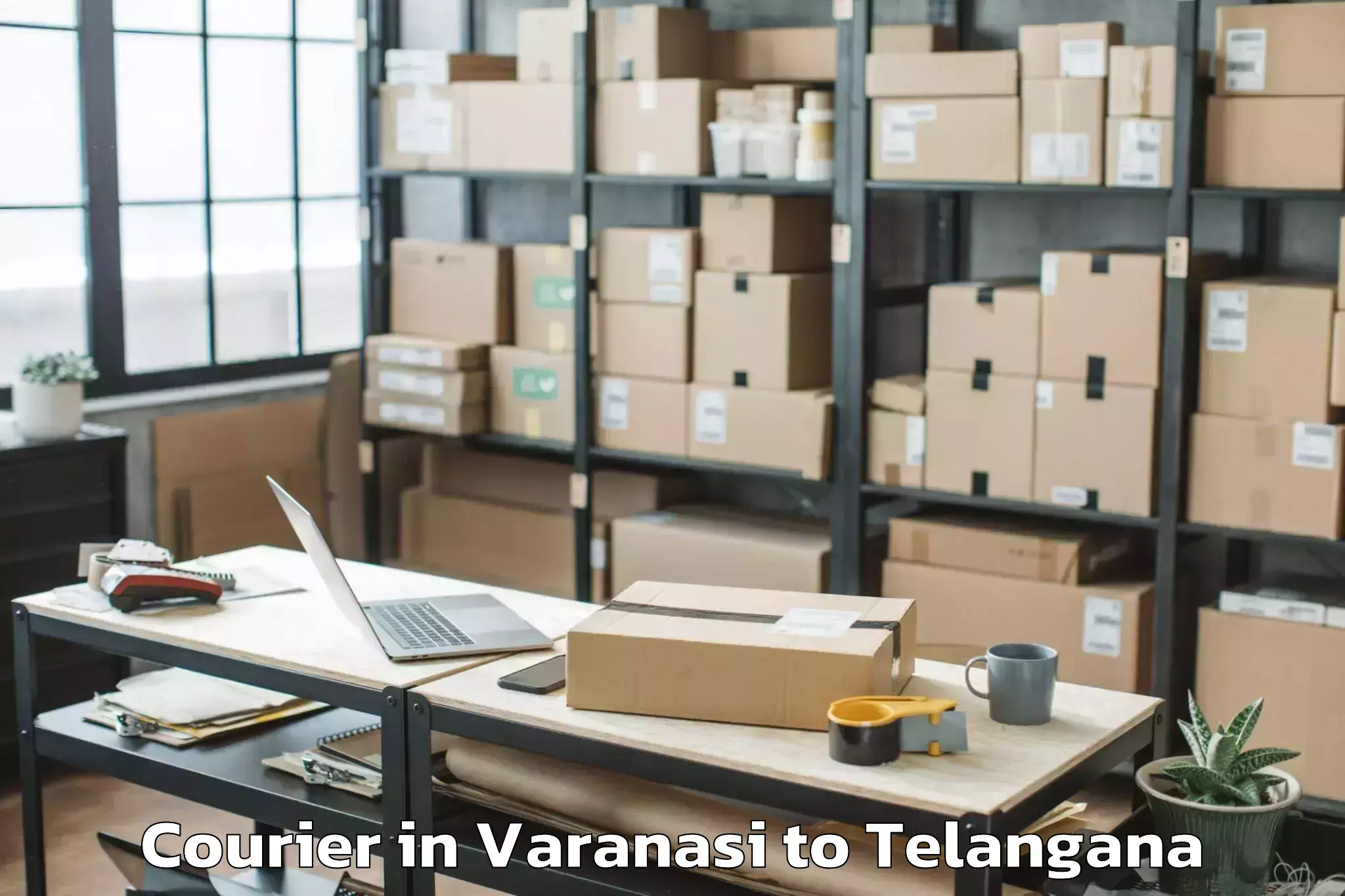 Book Varanasi to Khairatabad Courier Online